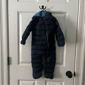 LL Bean down puff bunting 12-18m